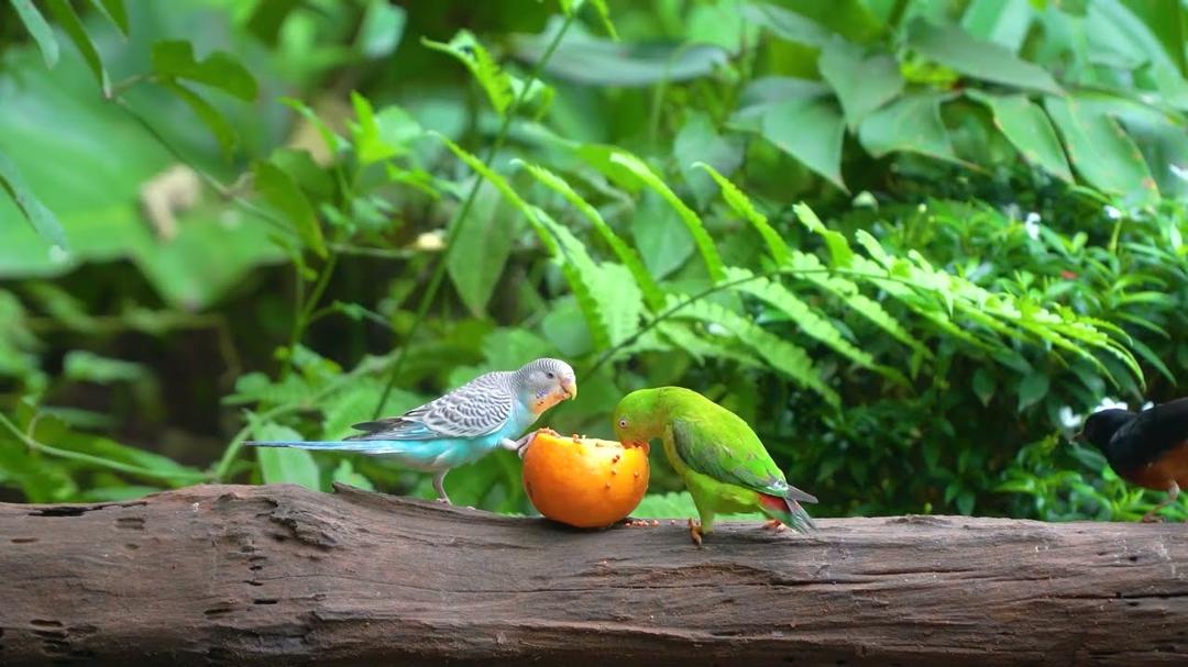 [No Ad Interruptions] Cat TV for Cats to Watch 😺 Party of Birds and Squirrels 🐿 Real Nature 4K HDR