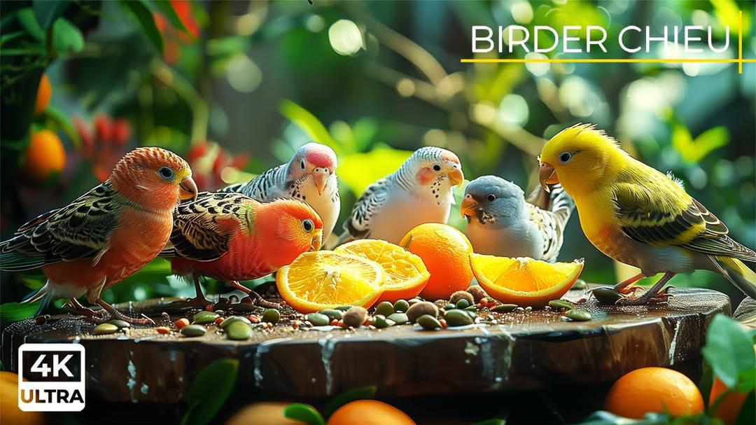 🔴😸  Birds & Squirrels Discover a Treats on the Rocks🕊️🐿️ Live 12 Hours in Ultra HD 😺