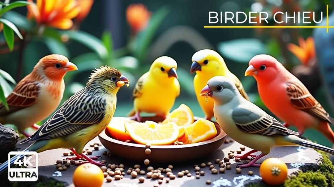 🔴 Amazing Birds and Squirrels Enjoy a Delightful Afternoon Buffet🕊️🐿️ Live 12 Hours in Ultra HD 😺