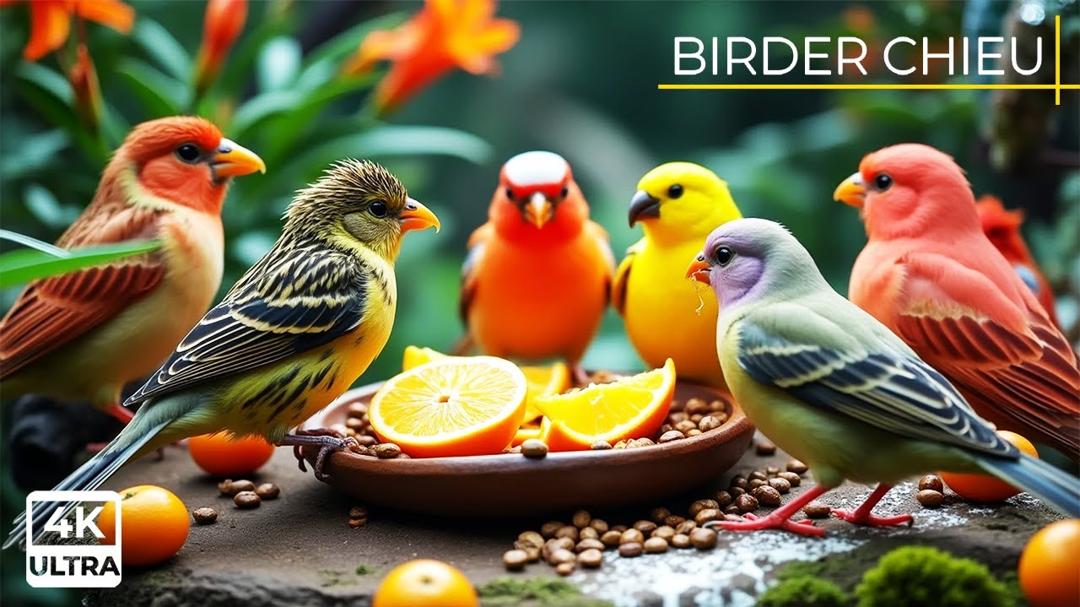 🔴 Birds & Squirrels Nonstop Action at Feeders 🕊️🐿️ Live 12 Hours in Ultra HD 😺