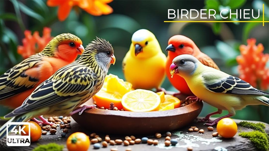 🔴Birds & Squirrels Buffet by the Branches🕊️🐿️ Live 12 Hours in Ultra HD 😺