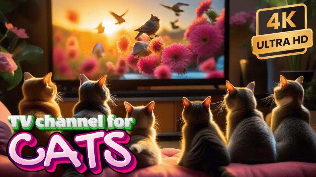 Cat TV for Cats to Watch 😺Cat and Dog Birds Perfect Birds and Squirrels