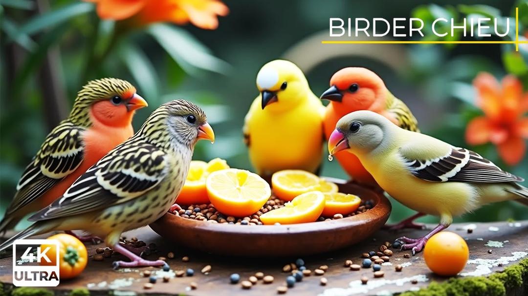 🔴 Birds & Squirrels Visit the Birdtable in Spring🕊️🐿️ Live 12 Hours in Ultra HD 😺