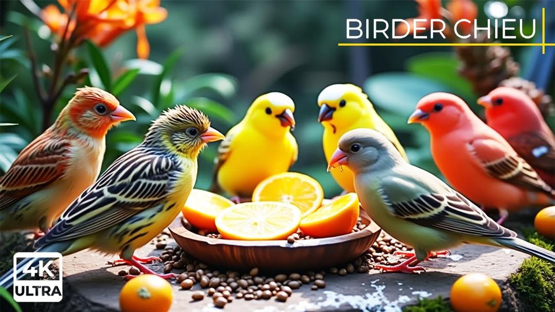 🔴Birds & Squirrels Empty the Nut Platter🕊️🐿️ Live 12 Hours in Ultra HD 😺