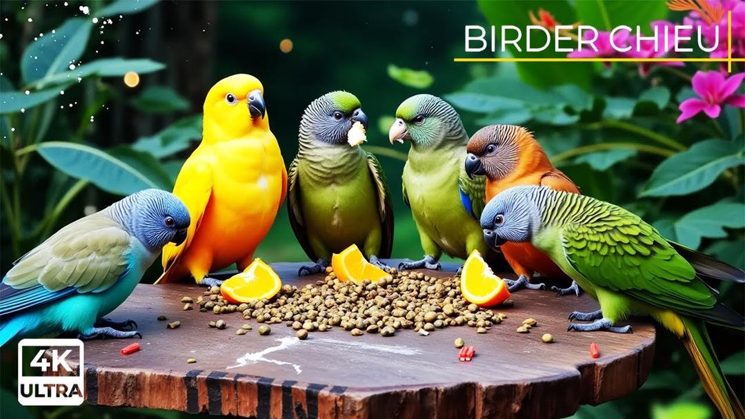 Cat TV for Cats to Watch 😺🐦 Adorable Birds and Squirrels in Harmony 🐿 Cat Games